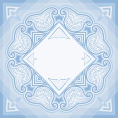 Patterned floor tile in oriental style N43