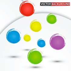 Abstract colorful circle background N5