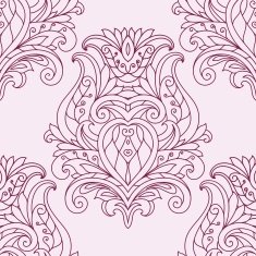 seamless damask pattern N42