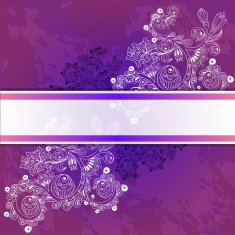 Vector floral decorative background N22