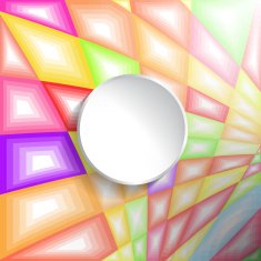 Abstract Geometrical Shapes Design Speech Bubble 3d N2