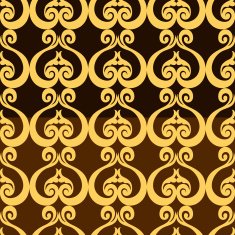 Vintage ornamental background damask ornament classic seamless pattern