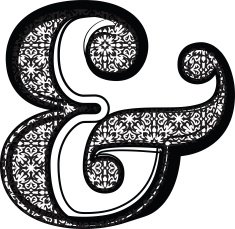 Fashion font symbol N15