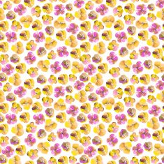 Watercolor Floral Seamless Background N5
