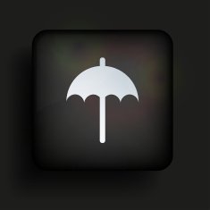 Vector square icon on black background Eps10 N5