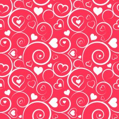 Seamless pattern with hearts N65
