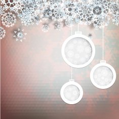 Christmas card with snowflakes EPS10 N2