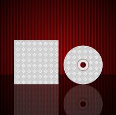Vector Cd cover design template N4