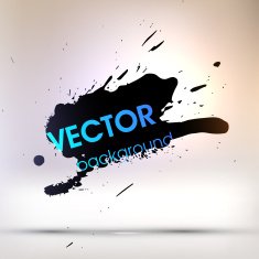 Abstract Ink Blot for Grunge Backgound N228