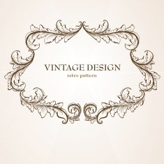 Floral Retro Background for Vintage Design N512
