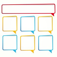 Long and square sticker