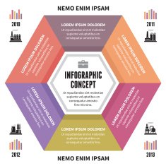 Infographic Concept - Vector Scheme with Icons