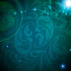 Floral Retro Background for Vintage Design N536