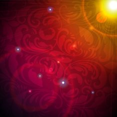 Floral Retro Background for Vintage Design N537