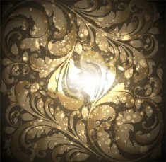 Floral Retro Background for Vintage Design N575