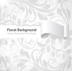 Floral Retro Background for Vintage Design N592