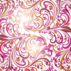Floral Retro Background for Vintage Design N652