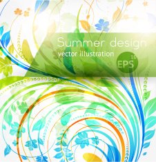 Floral Retro Background for Vintage Design N662
