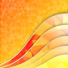 Orange triangles and waves