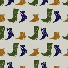 Seamless pattern with shoes N13