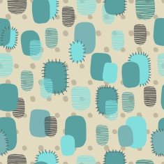 Abstract seamless pattern with patch