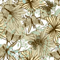 Seamless Floral Pattern N799