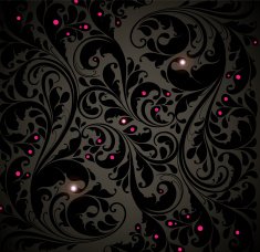 Floral Retro Background for Vintage Design N679