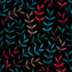 Seamless pattern with leaf N50