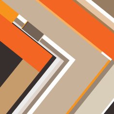 Abstract retro stripes wallpaper