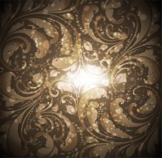 Floral Retro Background for Vintage Design N721
