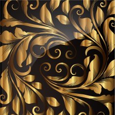 Floral Retro Background for Vintage Design N733