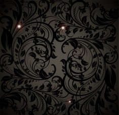 Floral Retro Background for Vintage Design N807