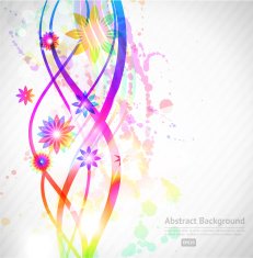 Floral Retro Background for Vintage Design N826