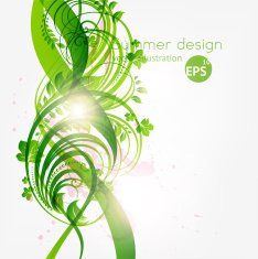 Floral Retro Background for Vintage Design N853