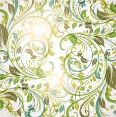 Floral Retro Background for Vintage Design N874