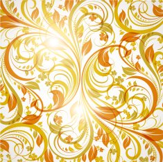 Floral Retro Background for Vintage Design N875