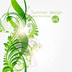 Floral Retro Background for Vintage Design N911