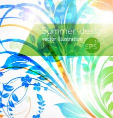 Floral Retro Background for Vintage Design N931