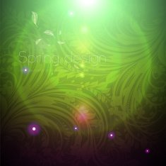 Floral Retro Background for Vintage Design N953