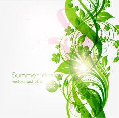 Floral Retro Background for Vintage Design N966