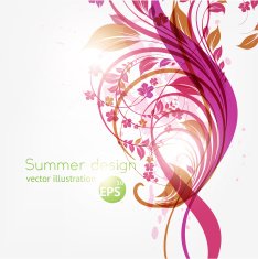Floral Retro Background for Vintage Design N972