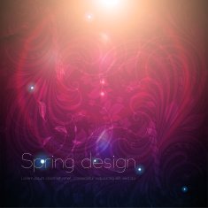 Floral Retro Background for Vintage Design N983
