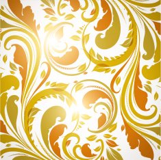 Floral Retro Background for Vintage Design N1053
