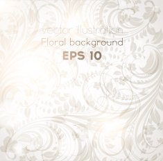 Floral Retro Background for Vintage Design N1060
