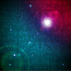Floral Retro Background for Vintage Design N1102