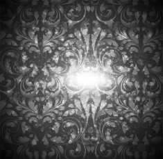 Floral Retro Background for Vintage Design N1122