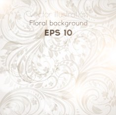 Floral Retro Background for Vintage Design N1124