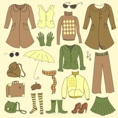 Clothes styles set