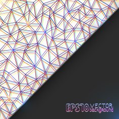Abstract geometric card