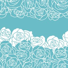 Seamless pattern with flowers roses N3